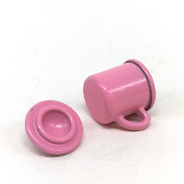 Dollhouse Kylpyhuonetarvikkeet Retro Mouth Cup PINK Pink