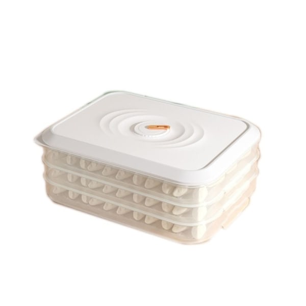 Oppbevaringsboks Dumpling Box HVIT 3 LAG 3 LAG White 3 Layers-3 Layers