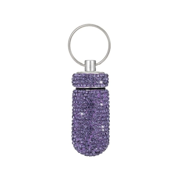 Pillebeholder Pocket Medicin Organizer LILLA purple