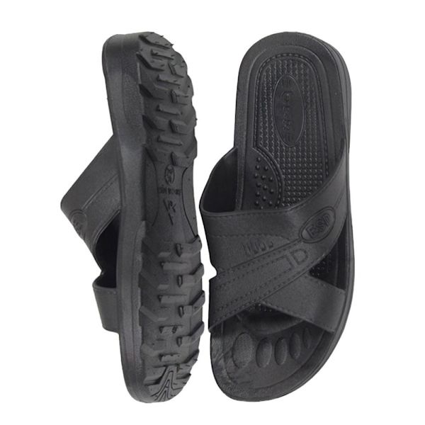 Antistatiske Hjemmesko Sikkerhedssko SORT 420MM 420MM black 420mm-420mm