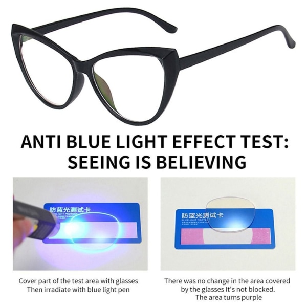Anti-Blue Light Briller Firkantede Briller FROSTED SORT FROSTED Frosted black