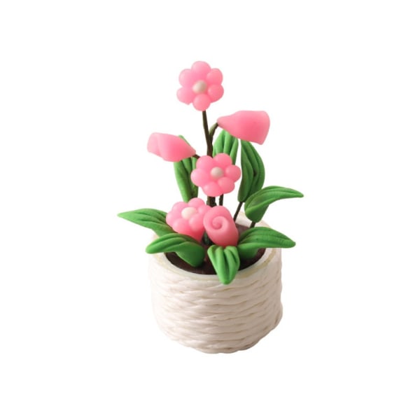 Mini potteplanter Bonsai Modell ROSA pink