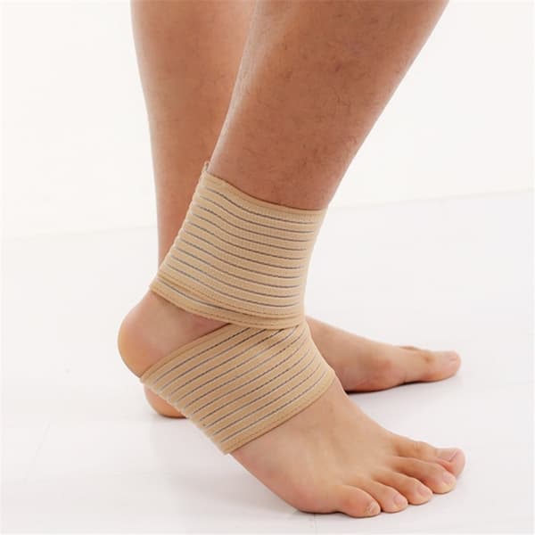 1 stk. Elastisk Ankelbind Sportsbeskyttelsesbind SORT Black