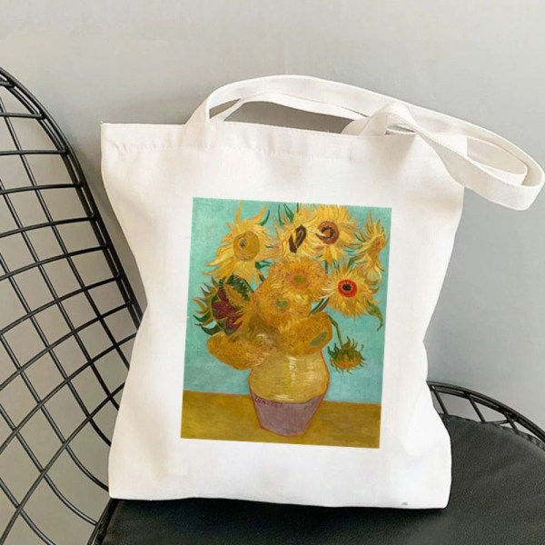 Canvas tygväska Shoppinghandväska U U U