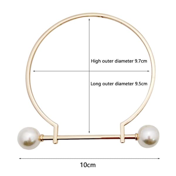 Väskhandtag Cirkel Metall SILVER silver