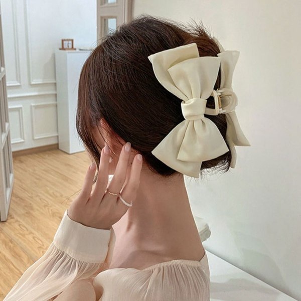 Bowknot Hair Claw Bow Hårklämmor ROSA pink