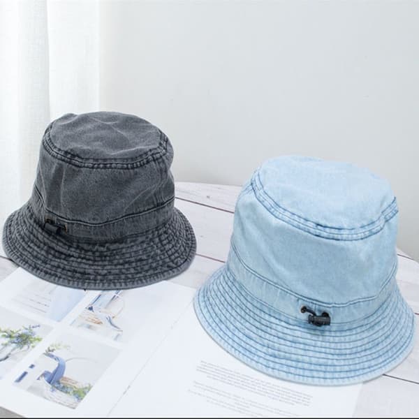 Bomulls Bøttehatter Dame Sommerhatt 2 2 2