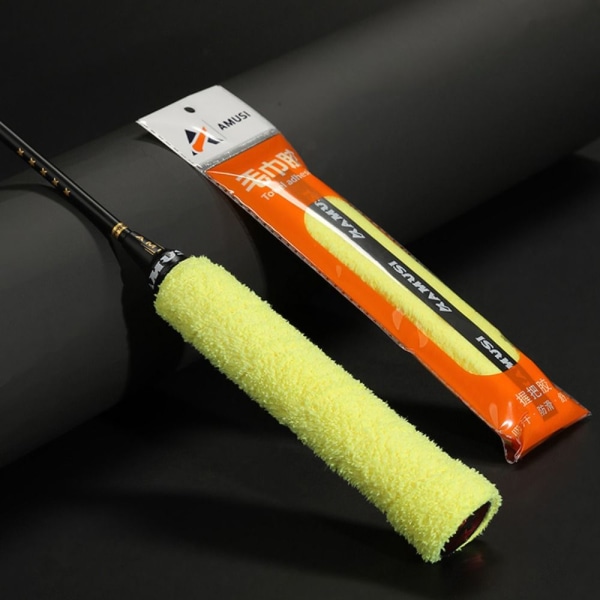 Badmintonracket Håndkletape Svetteabsorberende tape SVART Black