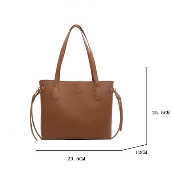 Skuldertaske Underarmstaske LYSEBRUN Light Brown
