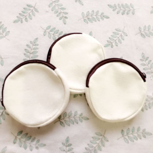Pyöreä lompakko kolikkokukkaro BEIGE Beige