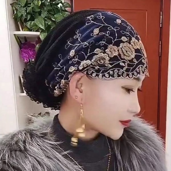 Baotou Hat Muslim Cap SVART Black