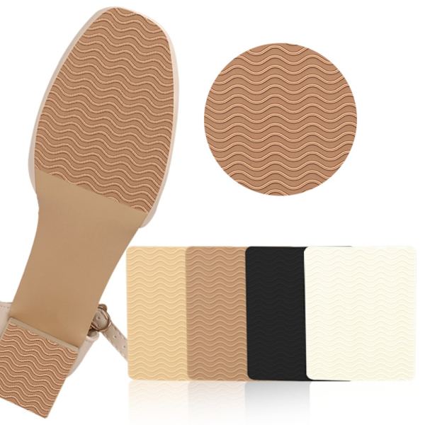 1 par Sko Mat Stickers Sålbeskytter APRIKOS apricot
