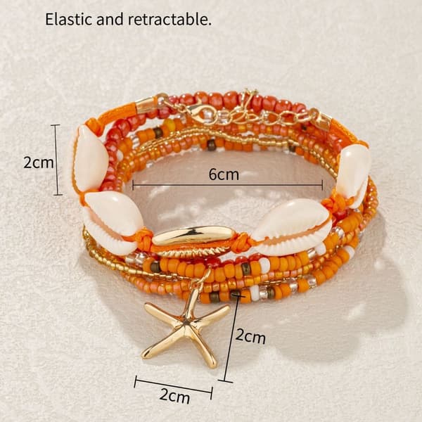 Armbåndssett Perlearmbånd 4 4 4