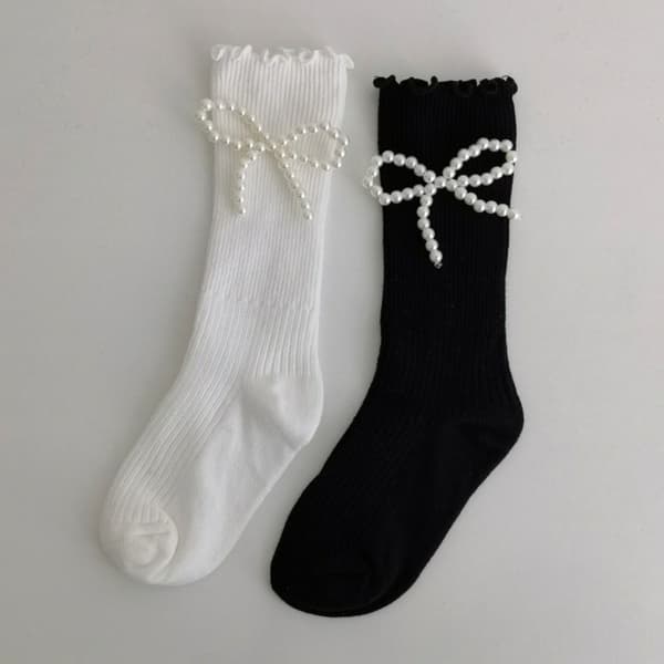 Perle Lægstrømper til Piger, SORT SSTYLE 1 Black SStyle 1-Style 1