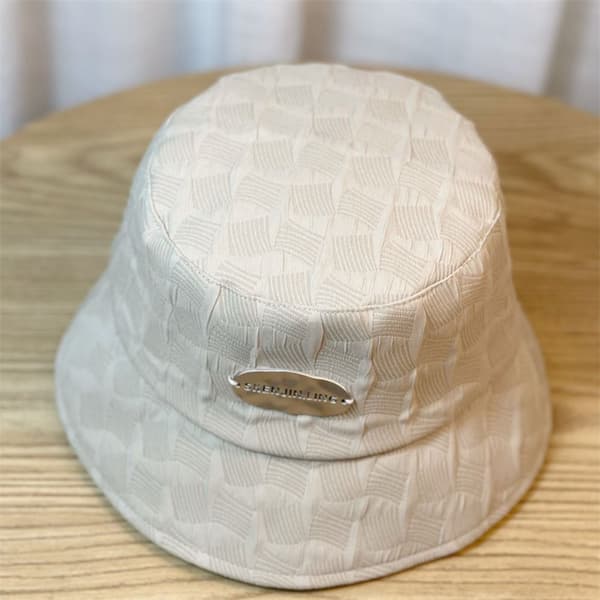 Vit bucket-hatt för flickor och damer white
