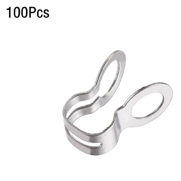 100 stk./pose kuglekædeforbindelser dobbelt ringled 2 mm 2 mm 2mm