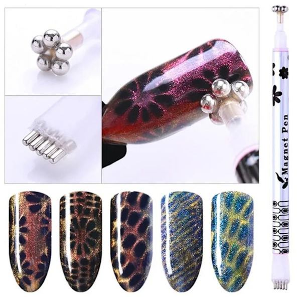 Cat Eye Magnet Penna Cat Eye Magnetic Stick SILVER silver