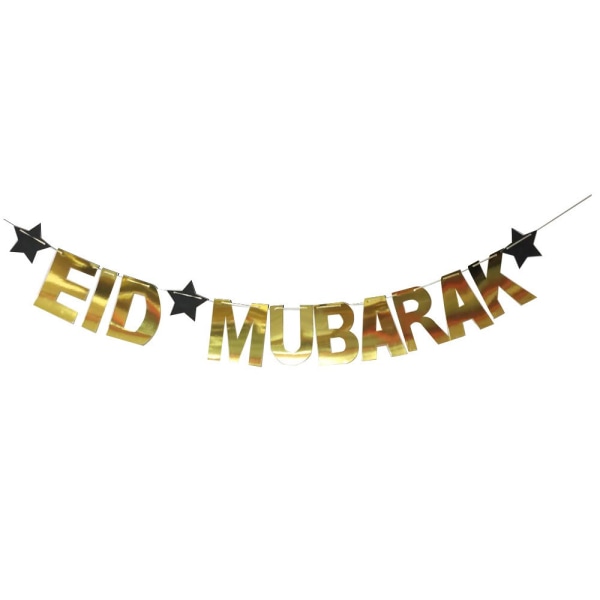 Eid Mubarak Banner Eid hängande ornament 6 6 6