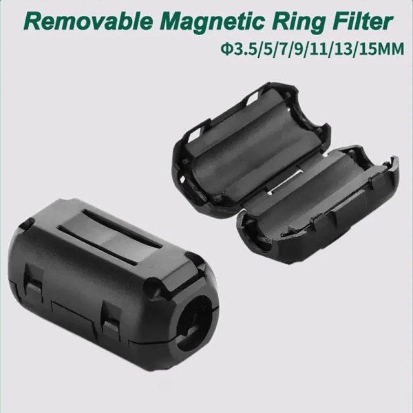 1 Stk Degaussing Filter Anti-interferens Magnetring 13MM 13MM 13mm