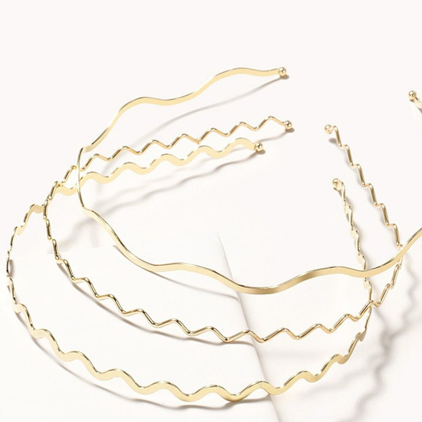 Metal Waves Hiuspanta Ohuet hiusnauhat ROSE GOLD 2 ROSE GOLD 2 Rose Gold 2