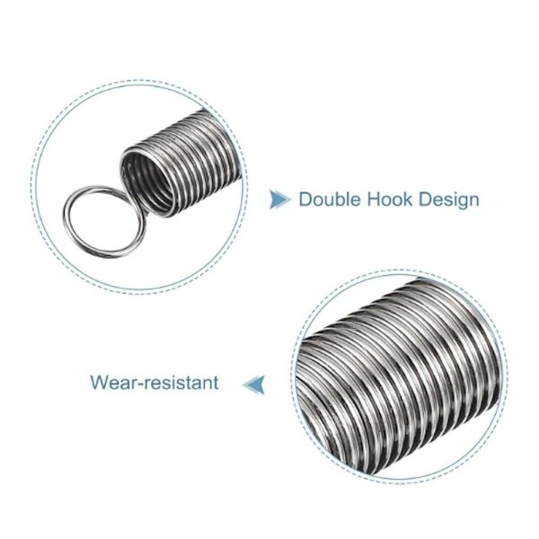 1Pc Extended Tension Spring Small Dual Hook Pullback Tension