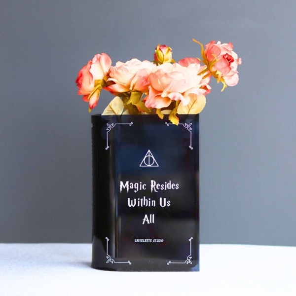 Akryl Bogvase Bogstøtte Vase C C C