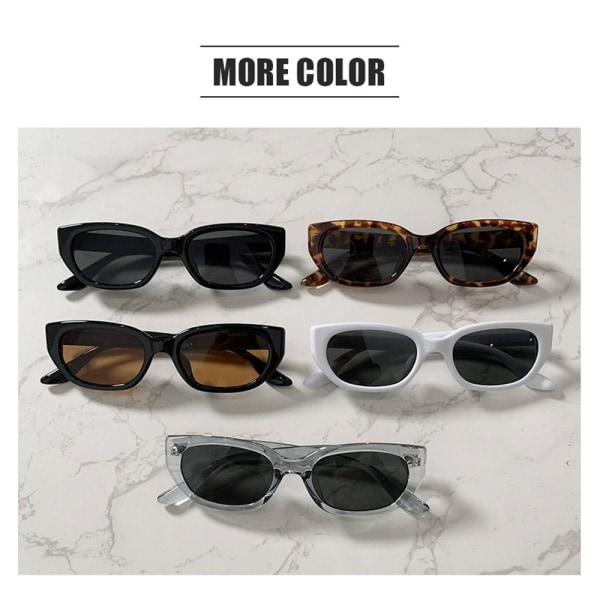 Cat Eye Solbriller Retro Shades LEOPARD-GRÅ LEOPARD-GRÅ Leopard-Gray