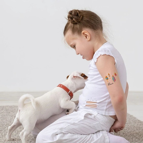 Eid Mubarak Tillfälliga Tatueringsdekaler Ramadan Kareem Dekoration