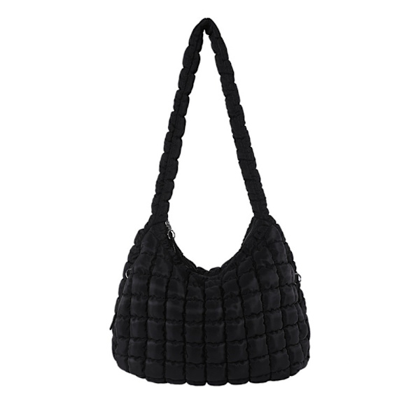 Cloud Bags Quiltet mulepose til kvinder SORT Black