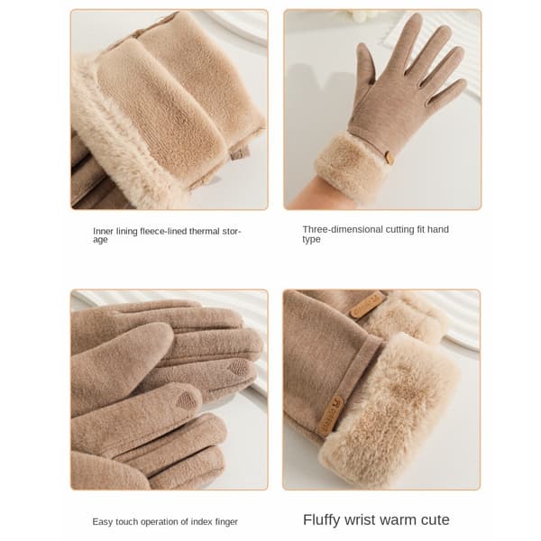 Touchskærmshandsker KAKI Khaki