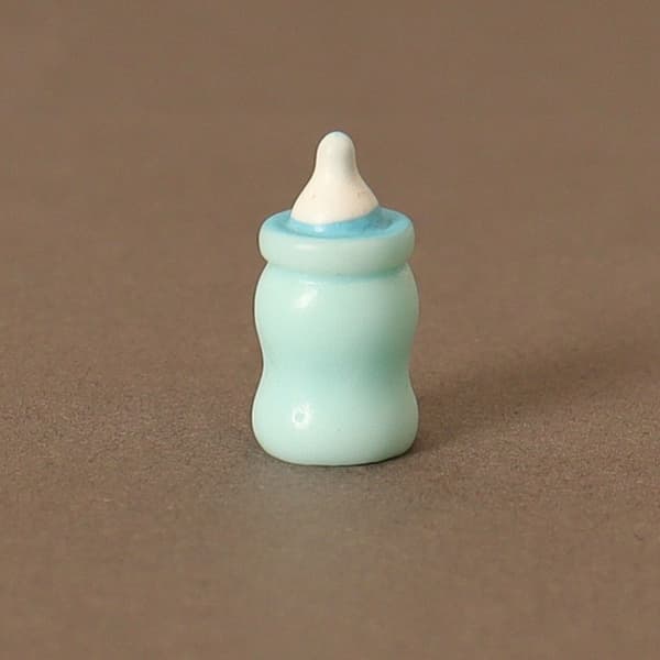 4 st 1/6 Mjölkflaskor Dockhus Miniatyr ROSA Pink