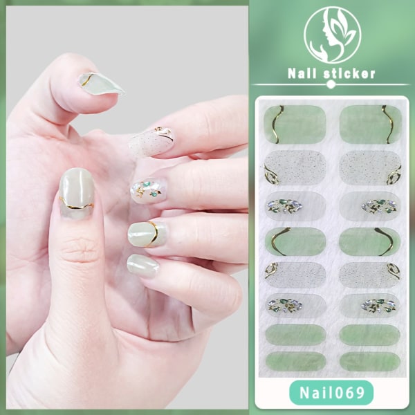 Franske negleklistremerker Nail Art-klistremerke 7 7 7