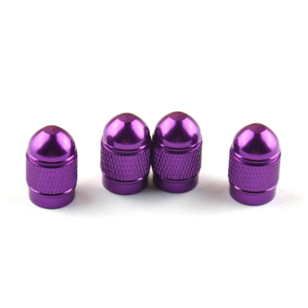 4 st Bildäcksventilhattar SVARTA Black