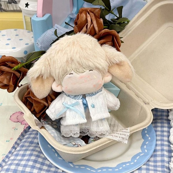 Dukke Cardigan Doll Genser Jakke 10CM 10CM 10cm