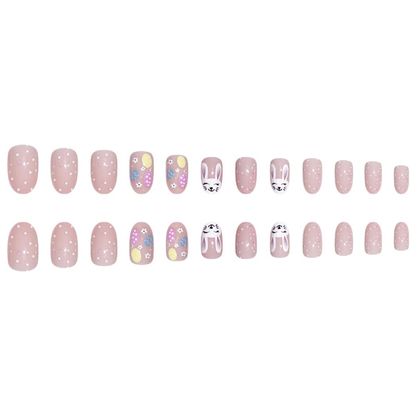 French Fake Nails Tekokynnet DJ-21 DJ-21 DJ-21