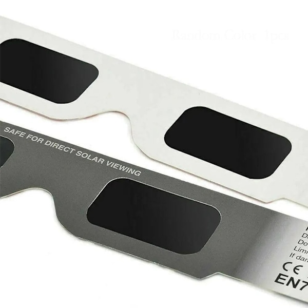 10 stk Total Solar Eclipse-briller Eclipse-visningsbriller Random 10Pcs