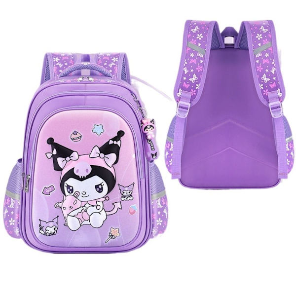 Ryggsäck Skolväska LILA KUROMI L1 LILA KUROMI L1