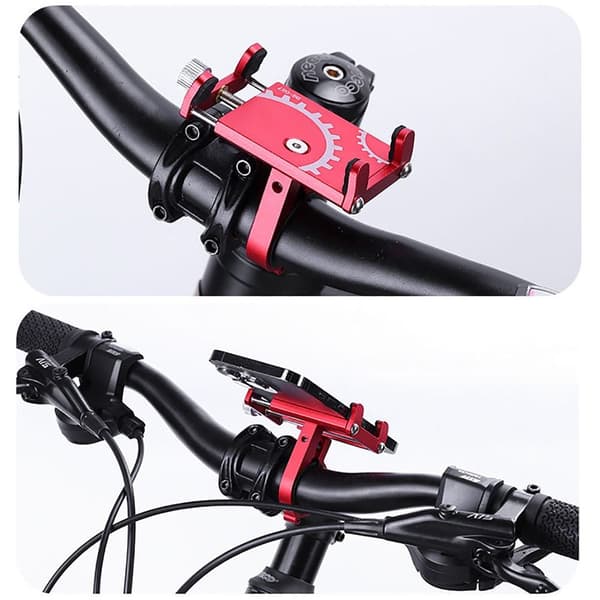 1 stk cykeltelefonholder cykelmontering SORT SORT black
