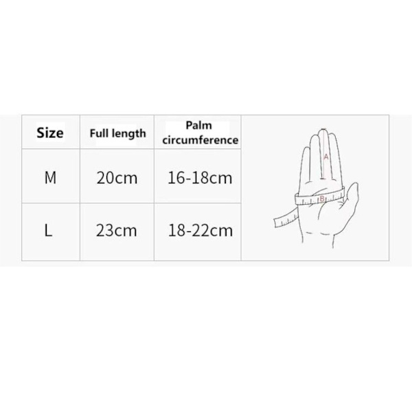 Ice Silk Gloves Anti-UV Handsker SORT M black M