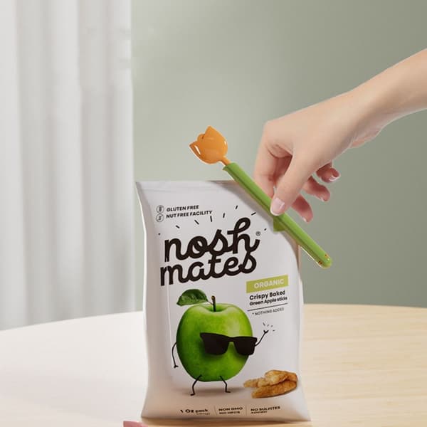 Forseglingsklyper Matpose Lukkeklips ORANSJE orange