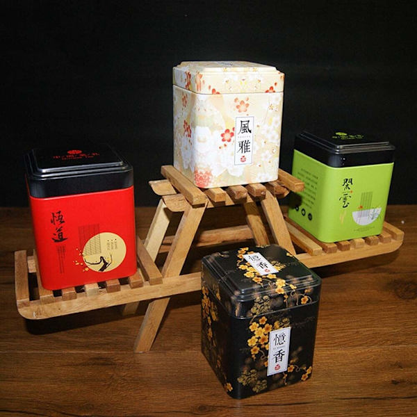 Mini Iron Box Small Square Tea Jar 3 3 3