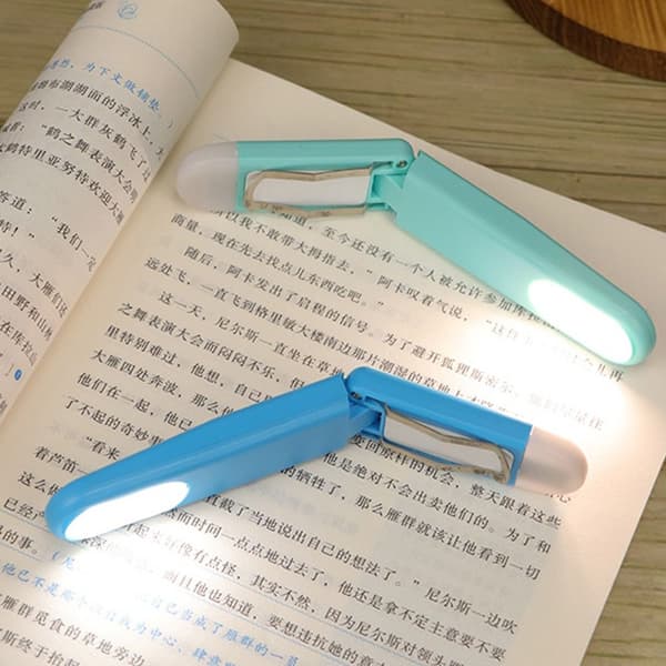Clip-on Leselampe LED Boklampe HVIT White