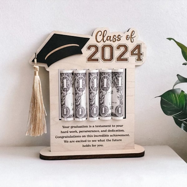 Graduation Money Holders Graduation Card SVART black