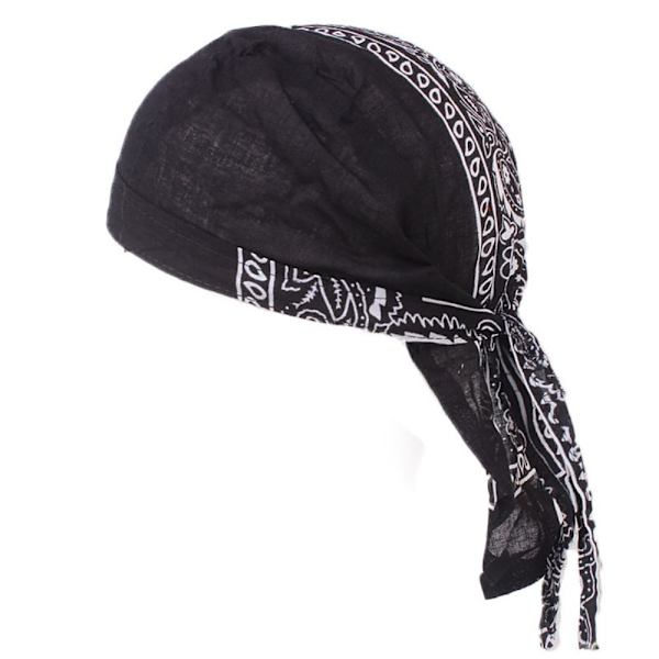Pirate Hat Muslim Turbaani MUSTA black