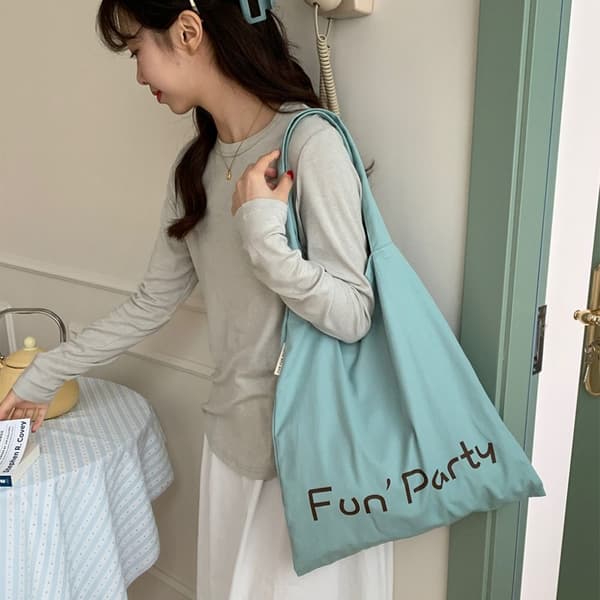 Skulderveske Shopping Bag BLÅ blue