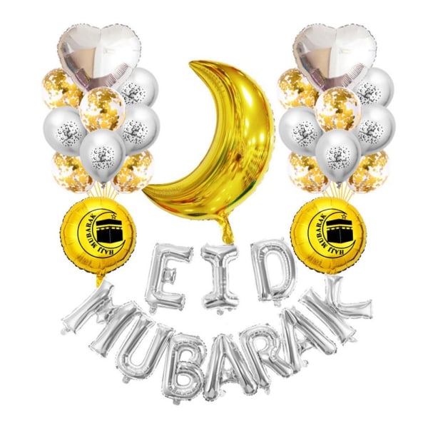 Eid Mubarak Balloner Brev Folieballoner 04 04