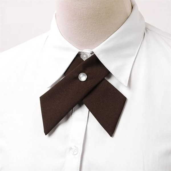 Cross Bowtie Skjorte Slips RØD Red