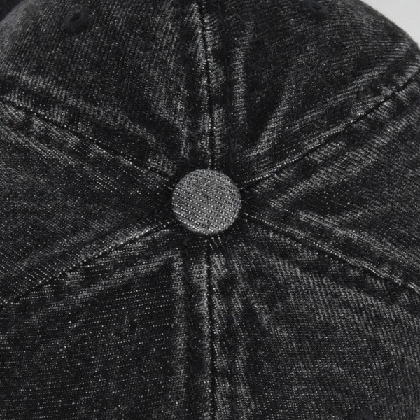 NYC Broderi Baseball Caps Distressed Faded Hats BLÅ blue
