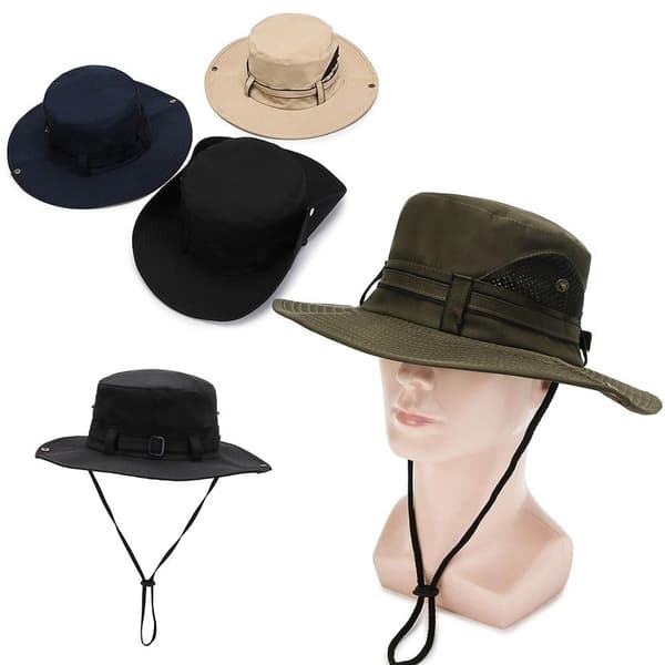 Herre bøttehatt, turhatter, GRÅ grey