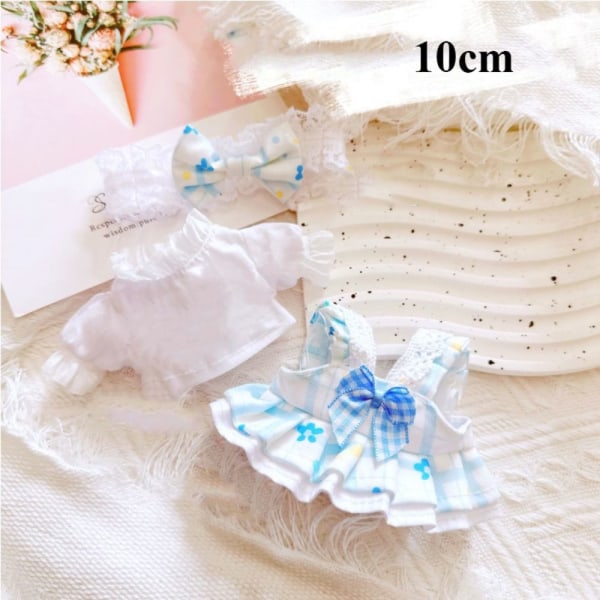 Doll Lovely Clothes Prinsessamekko SININEN 10cm Blue 10cm